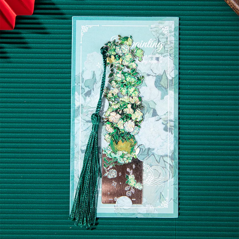 Bookmarks Aesthetic Bookmark Literary Bookmark Exquisite Flower Bookmark For Stationery Book Lovers Book Lover Gifts