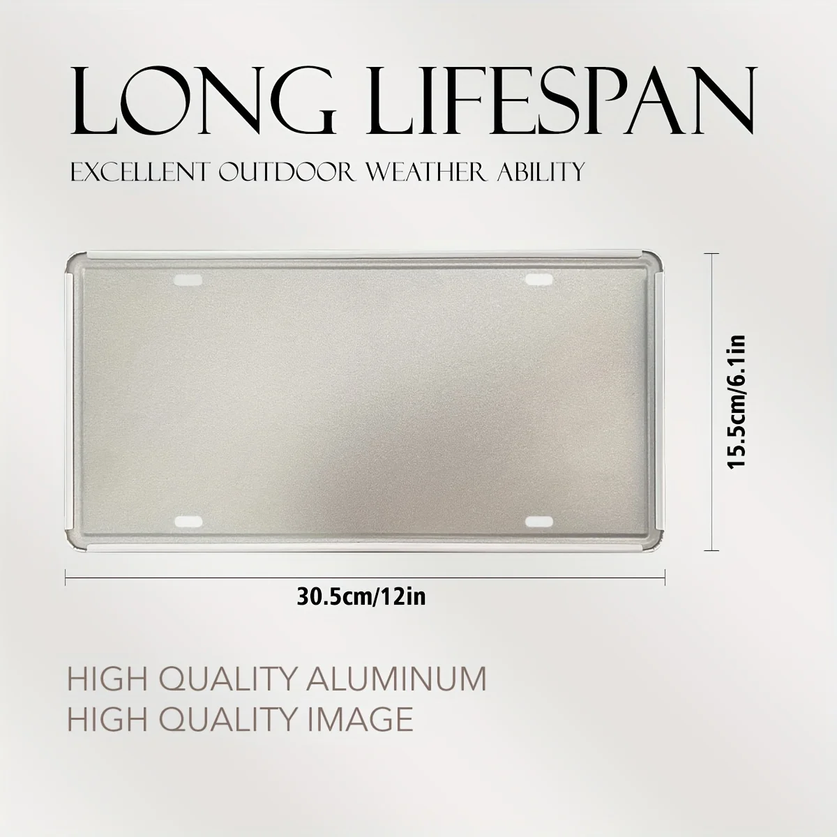 لافتة معدنية على شكل بحيرة كريستال كامب - لوحة معلقة على الحائط ريفي لديكور الشرفة، فن متين مستوحى من الألومنيوم في الهواء الطلق، مقاوم للماء #3