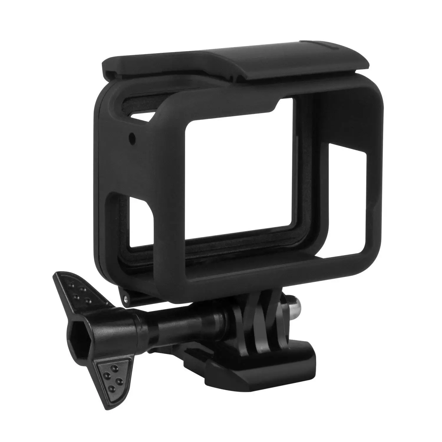 Frame for GoPro Hero (2018) / 6 / 5 Housing Border Protective Shell Case Accessories for Go Pro Hero6 Hero5 Black with Quick Pul