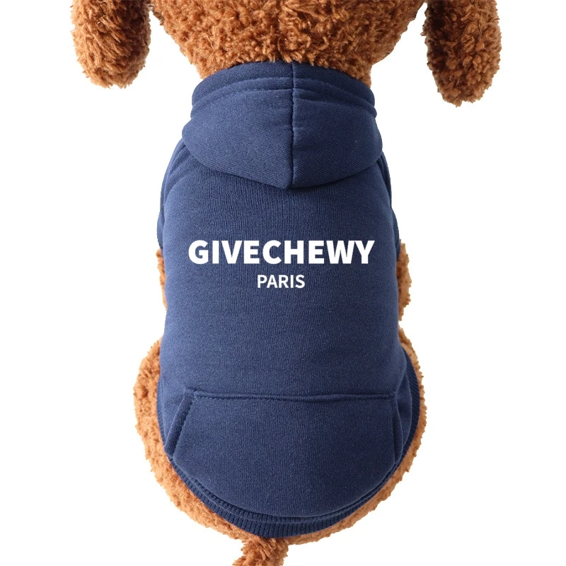 Give Chewy Dog Fashion Clothes Winter Autumn Spring Small Medium Puppy Chihuahua Yorkie French Bulldog Pet Casual Hoodies