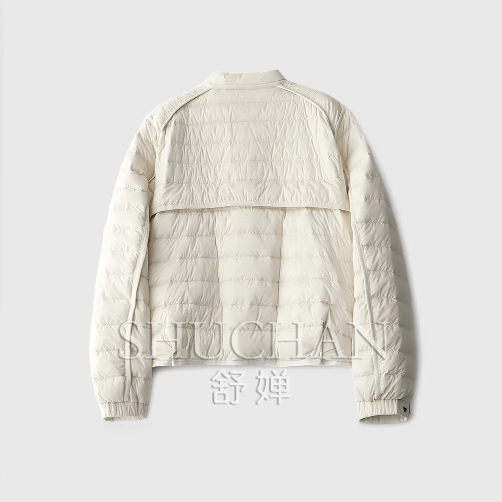 الوقوف طوق 90% أوزة أسفل للتدفئة ورقيقة، أسفل سترة المرأة معطف الشتاء الدافئ المرأة