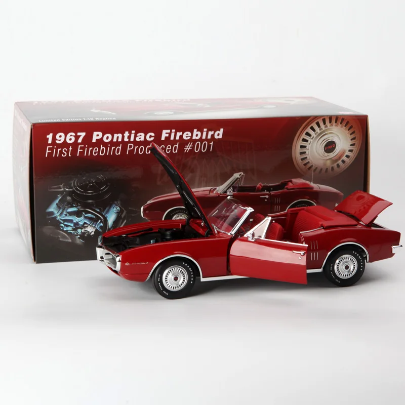 

ACME diecast 1/18 scale 1967 Firebird Convertible 001 alloy car model collection souvenir display