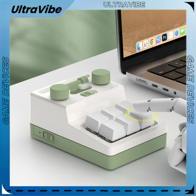 

Bluetooth wireless custom typewriter mini keyboard hot wappable shortcut key copying designer editing game mechanical keyboard