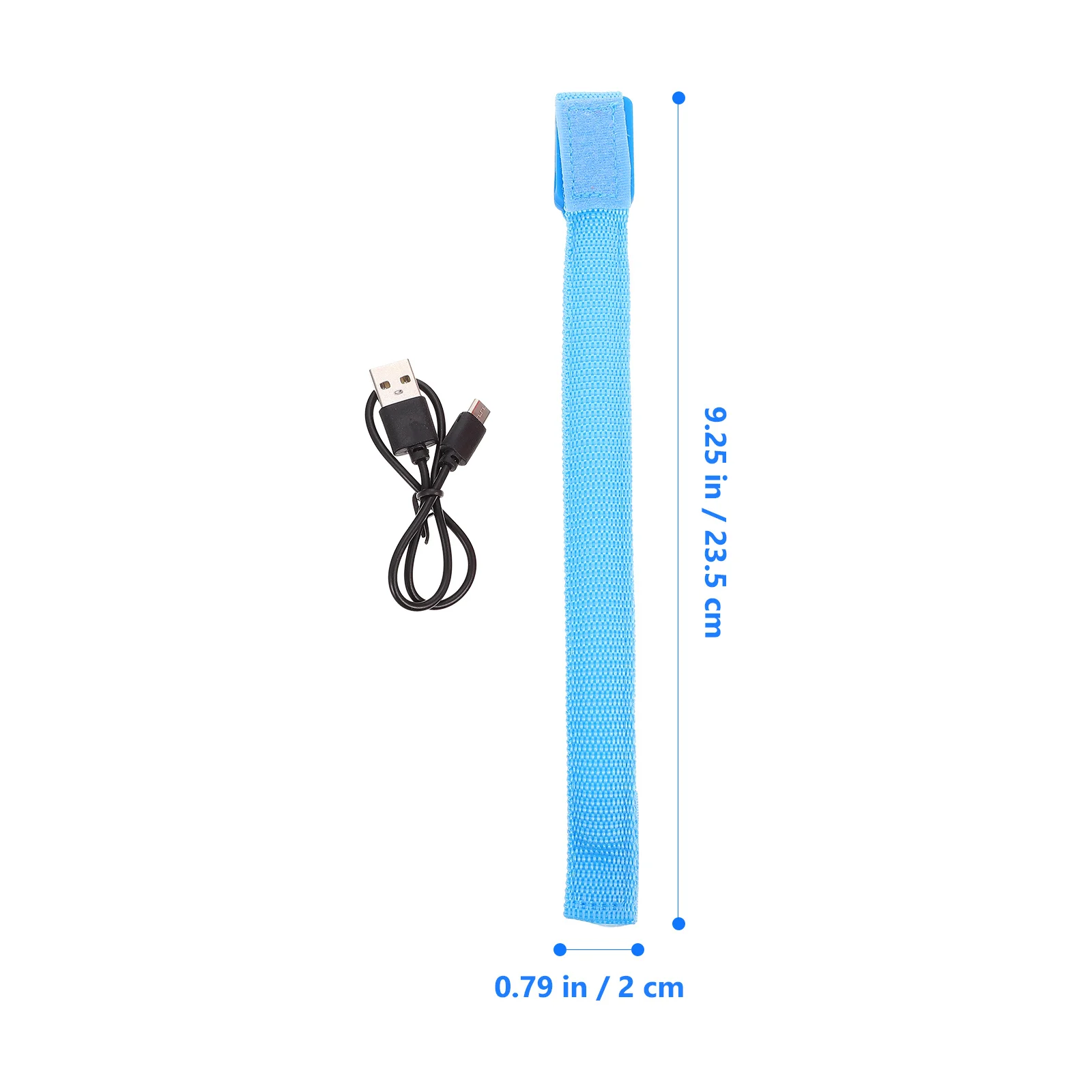 

LED Glow Bracelet USB Rechargeable Flashing Sports Wristband Party Favor Flashing Lighting Mode Safe Durable Gift