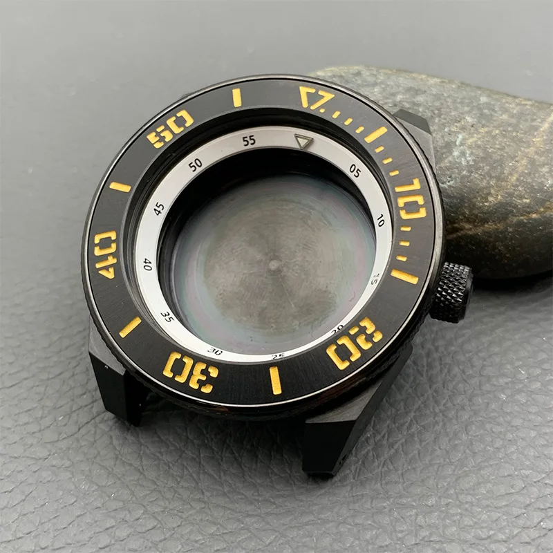 45mm Mod SRPF King Samurai Series Watch Case Fits 22mm Watch Strap for 7S 4R NH34 NH35 NH36 Movement Customizable