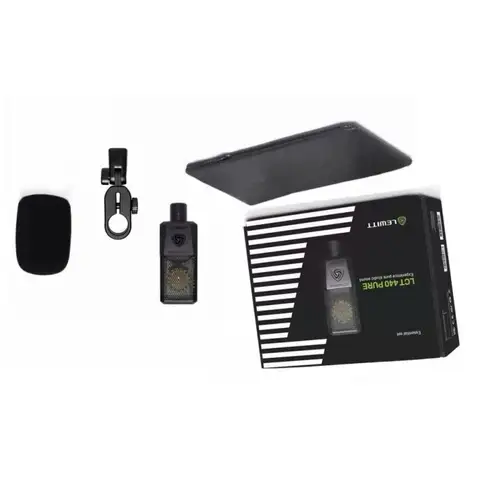Lewitt LCT 440 PURE Simplified version Large-Diaphragm Cardioid Condenser Microphone with High-end circuit for home recording