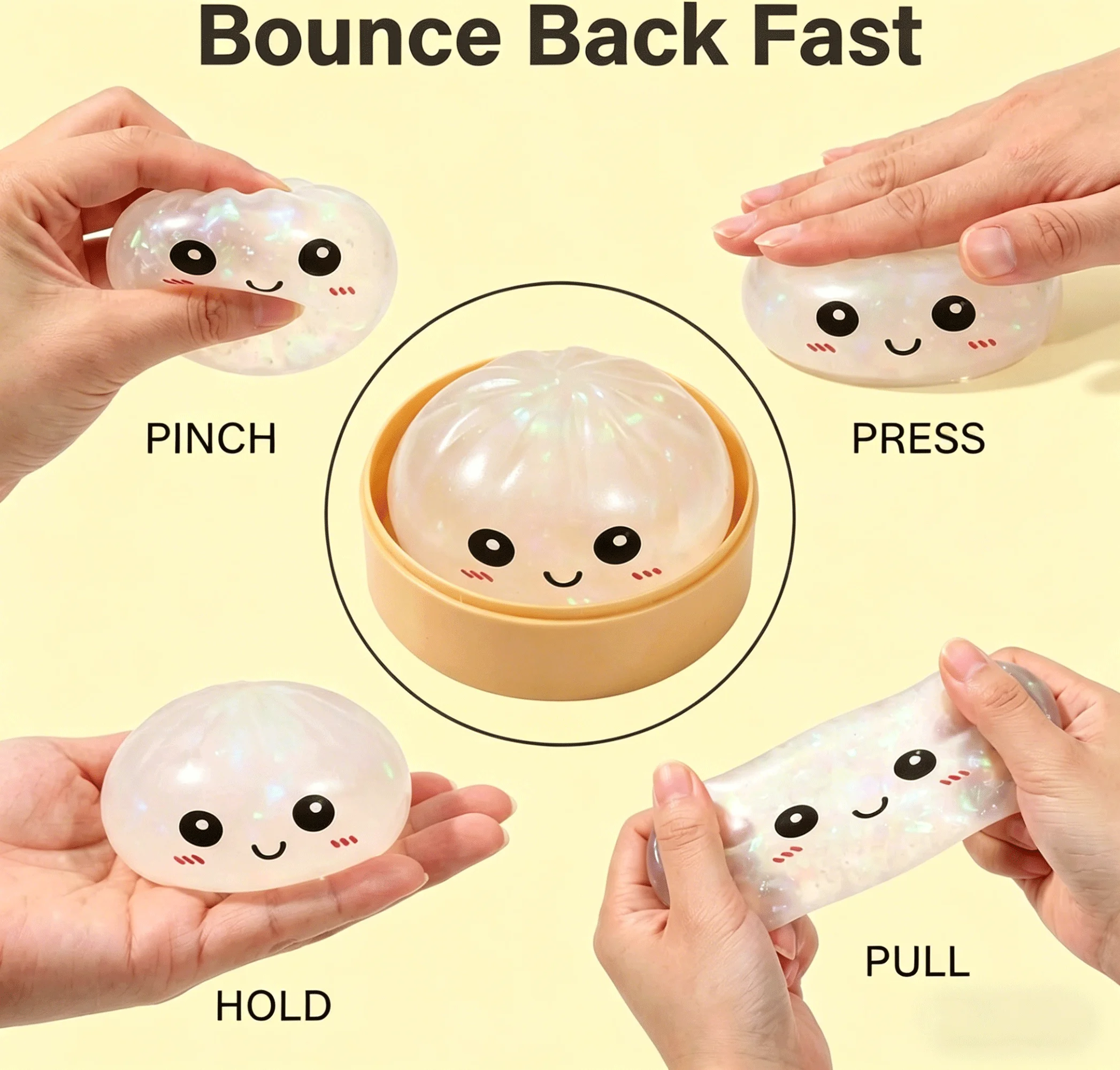Sparkle Bun Squishy Toy Slow R - Kids Educational Songs recensie en prijs