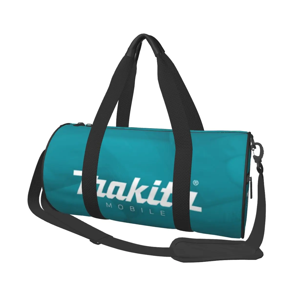 M-Makita Round Large Capacity Travel Duffel Bag, Handheld travel bag, lightweight storage luggage bag