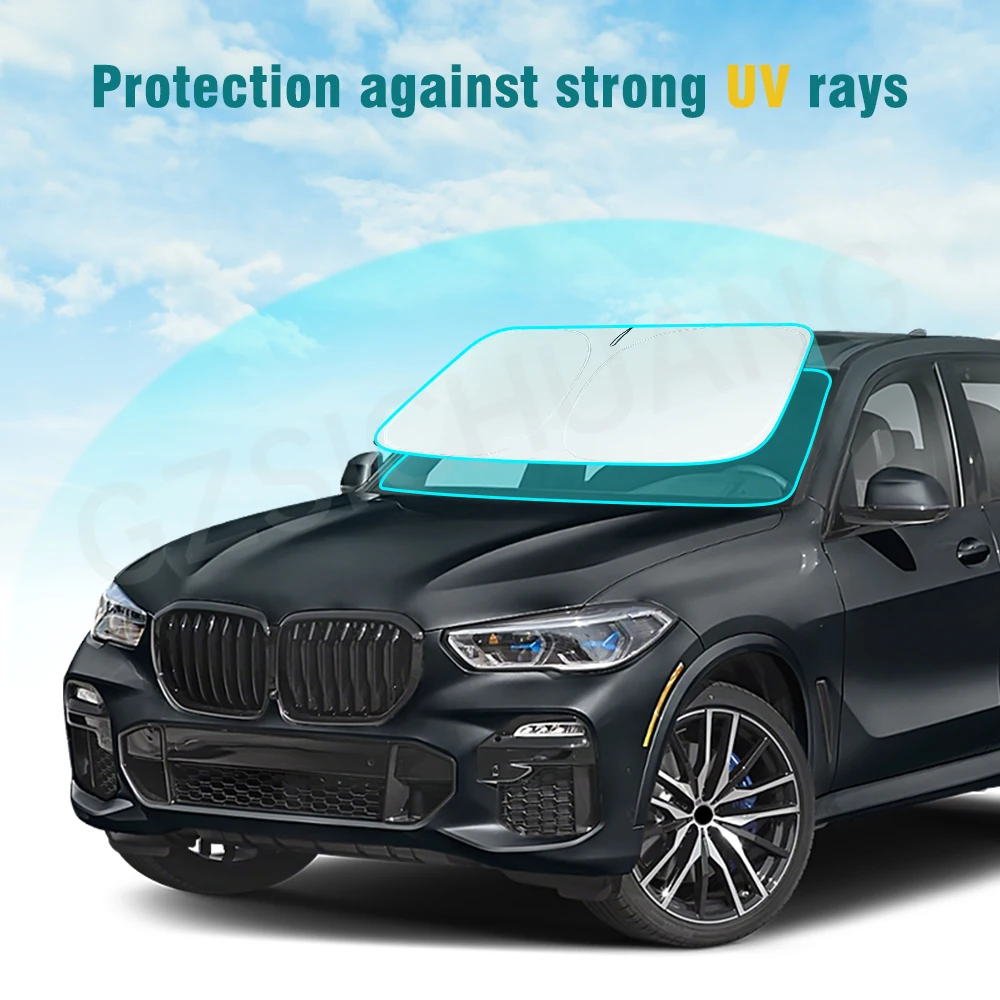 

Car Windshield Sun Shade For BMW X5 2018 2019 2020 2021 2022 2023 2024 Covers Visors Auto Front Window Sunshade Cars Accessories