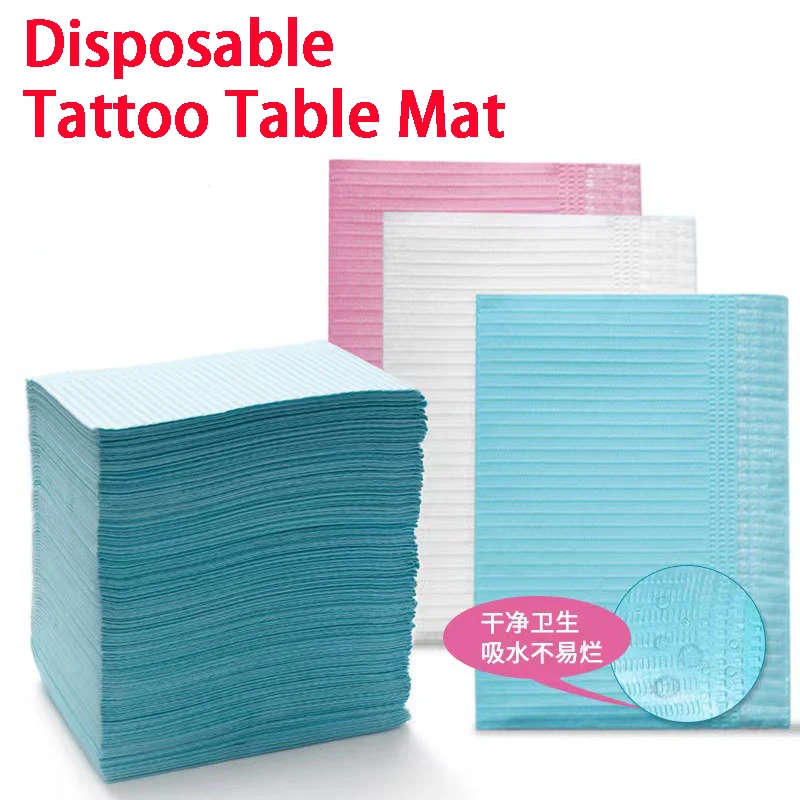 

10/20/50/pcs Disposable Tattoo Clean Pad Wateproof Covers Excellent Double-layer Tablecloths Tattoo Nail Art Accessory 45*33cm