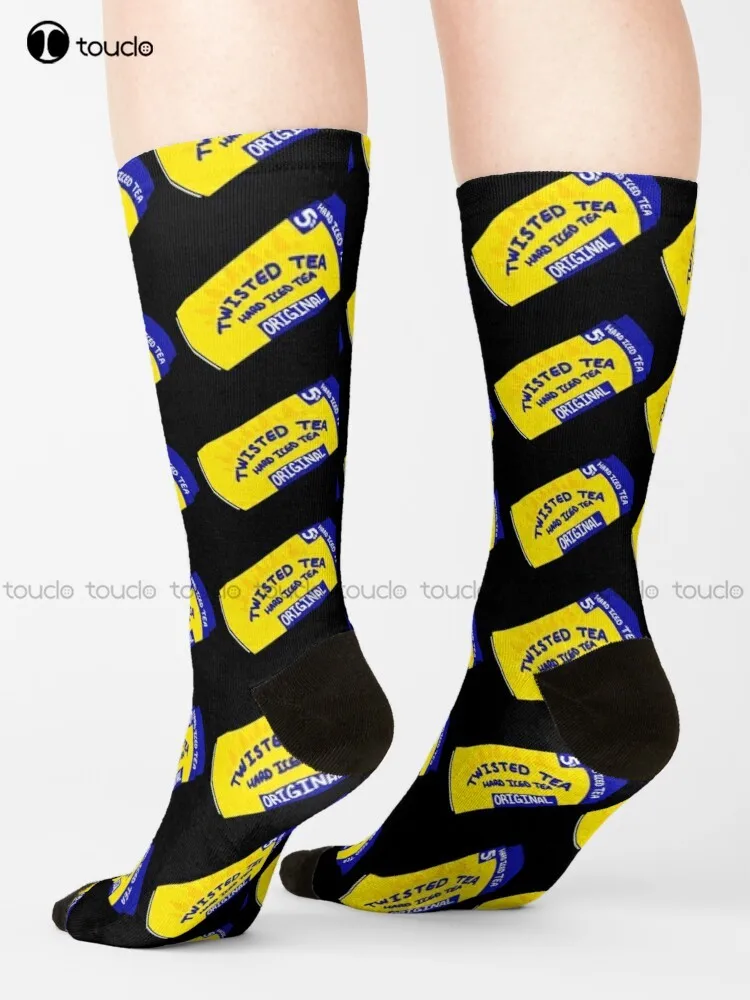 

Twisted Tea Socks Cotton Socks Personalized Custom Unisex Adult Teen Youth Socks 360° Digital Print Hd High Quality Harajuku Art