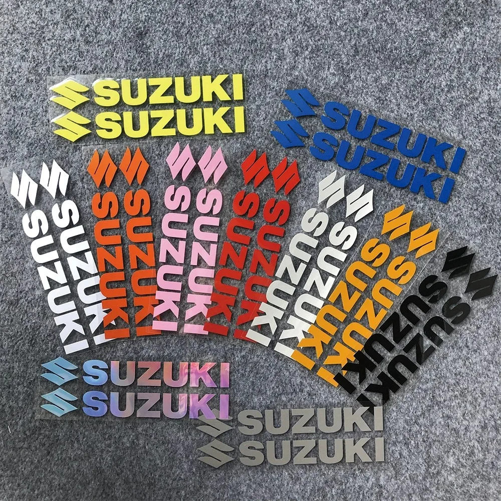 

Наклейки-декали для мотоциклов Suzuki, наклейки-декали с логотипом S, эмблемы на топливный бак, украшения для машины, декор для маскировки царапин
