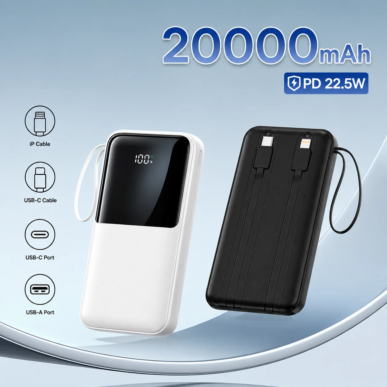 2027 New Power Bank 20000mAh PD