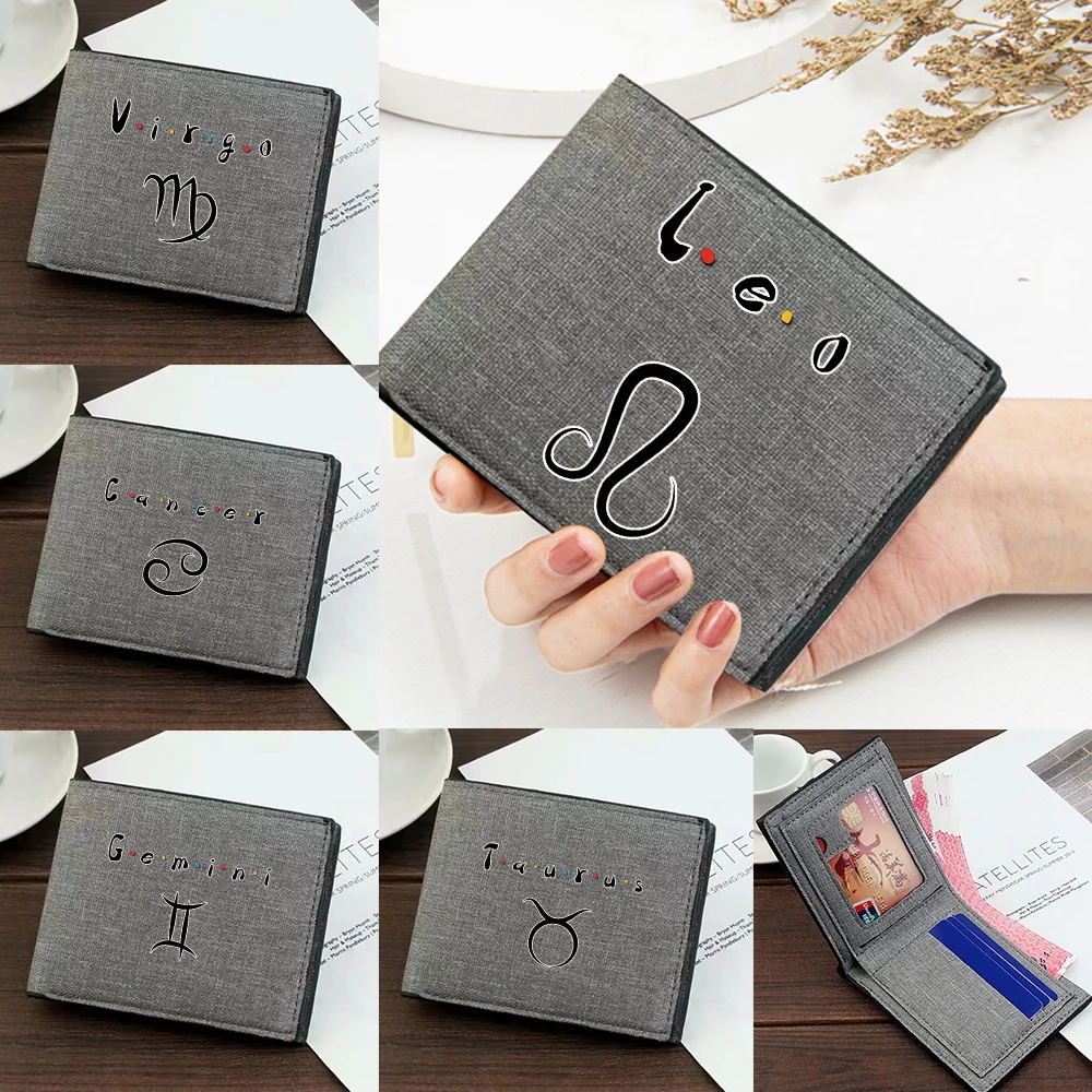 

Moneybag Constellation Printing Series New High-quality Fashion Foldable Multi-Function Personalized Purse Bank Card Storage