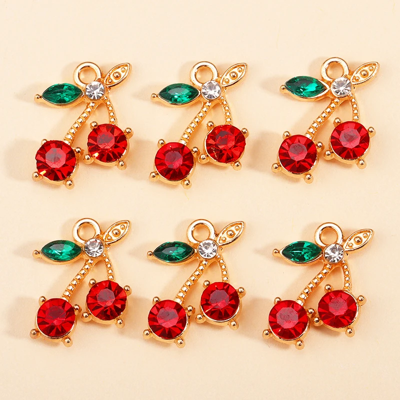 10Pcs Enamel Orange Charms for DIY Jewelry Making
