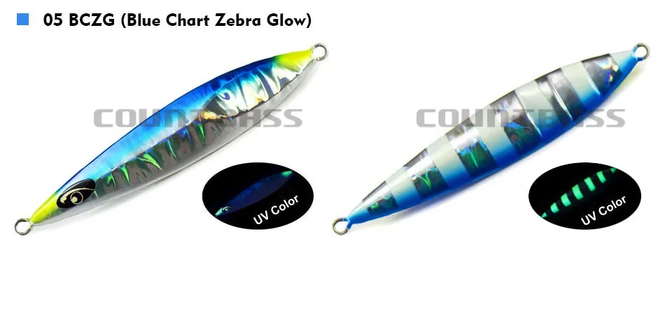Countbass Z Jig – Plantilla de caída lenta para agua salada - imagen 5