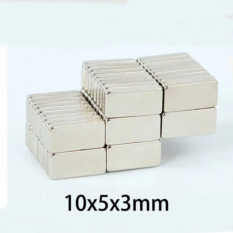 20/50 قطعة 10x5x2 مللي متر و 10x5x3 مللي متر الثنائي المغناطيسي ، ضبط قوةك المغناطيسية دون تغيير بصمة القدم #2