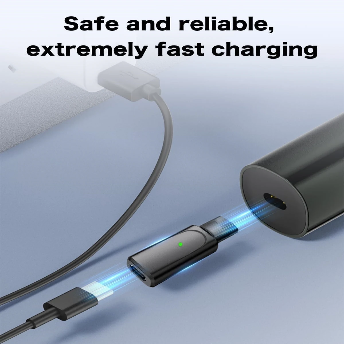 

Portable Shaver Charger Adapter 12V Type-C PD Charging Converter Travel Plug Compatible for Braun Series 3/5/7/9 Electric Razors