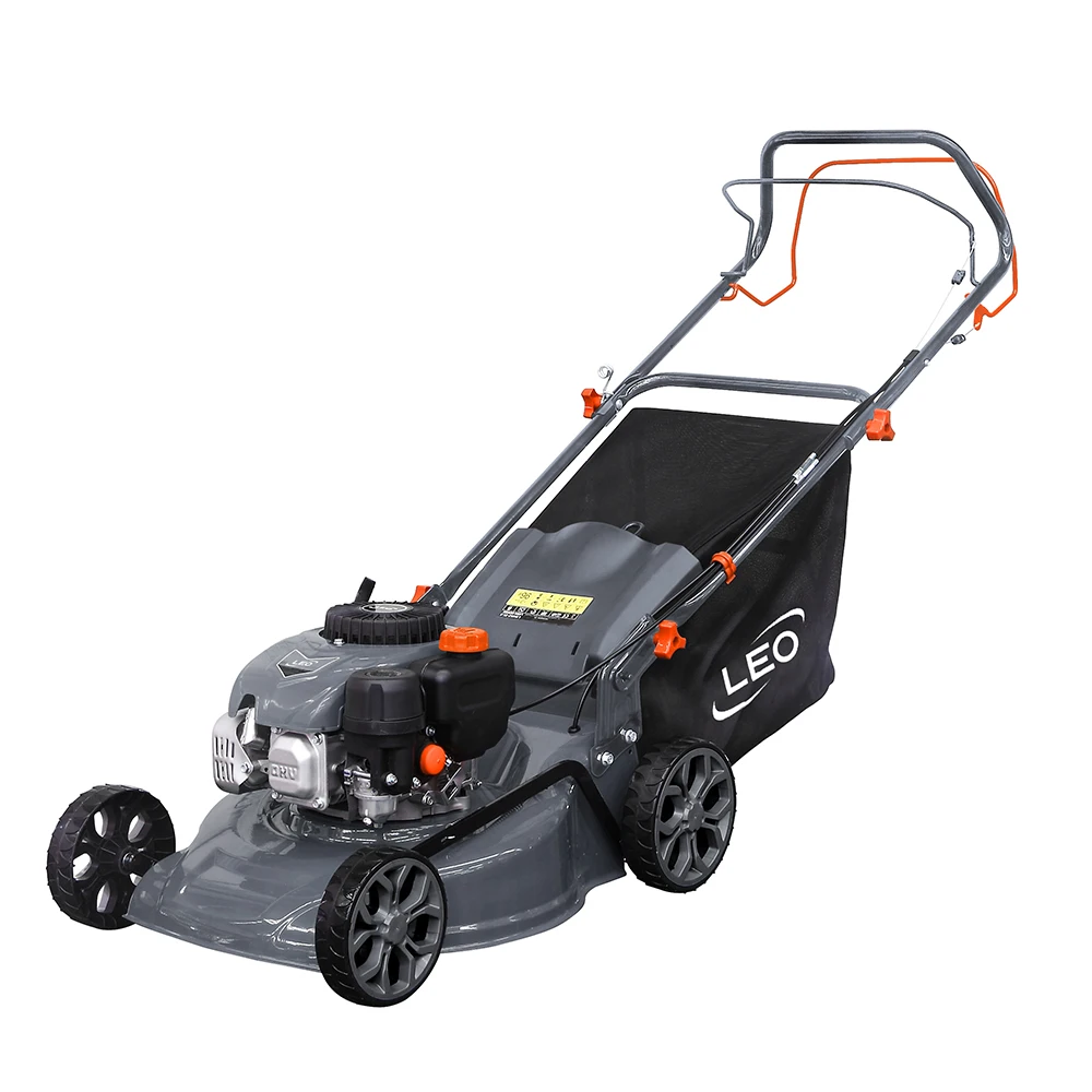 LEO LM46Z-L(NP130) جزازة العشب اللاسلكية البنزين مقبض قابل للطي محرك قطع العشب Sod آلة القطع بالجملة
