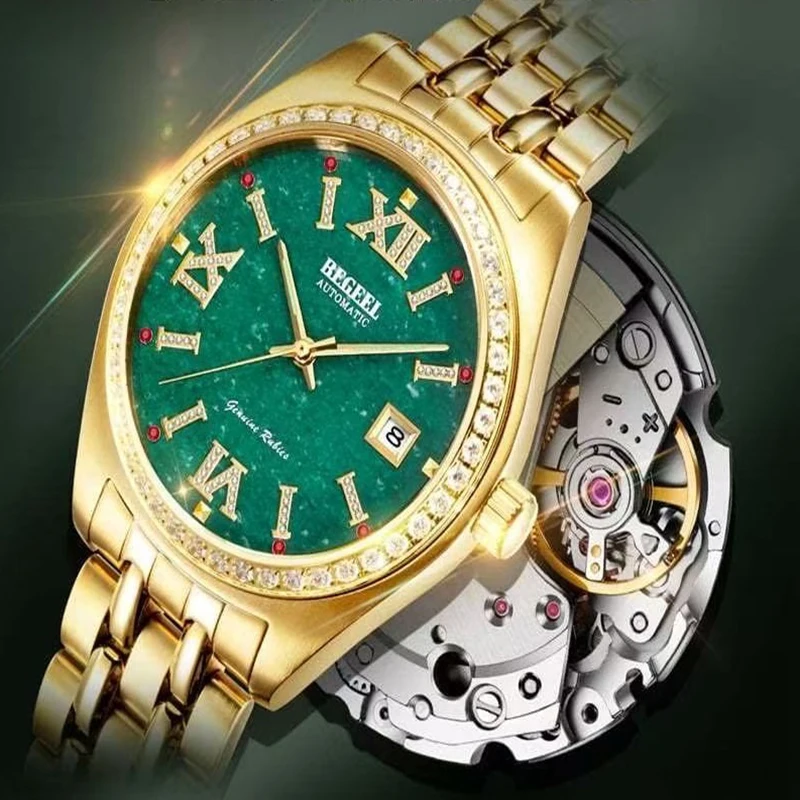 Relojes BEGEEL para hombre, relojes mecánicos, relojes mecánicos completamente automáticos, relojes mecánicos para caballero, relojes luminosos para hombre
