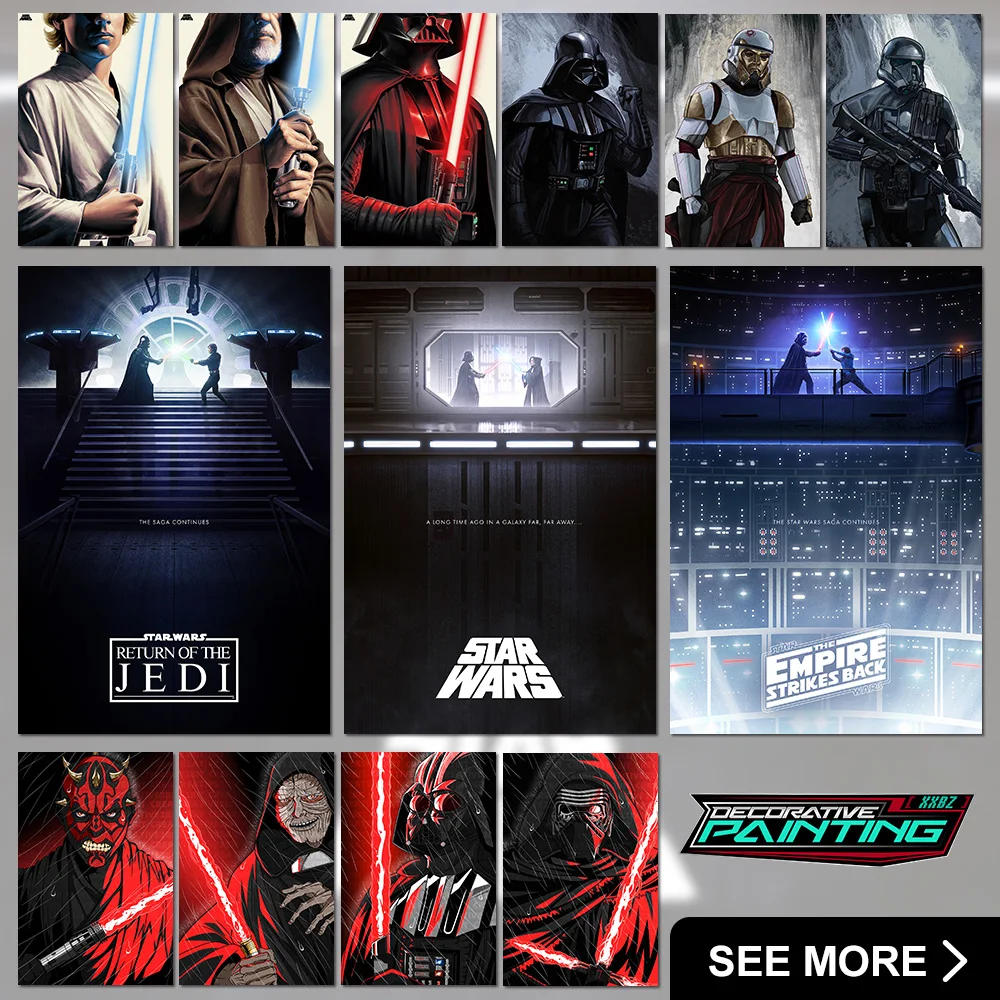 

Star Wars: Episode VI – Return Of The Jedi Movie Canvas Hd Print Pictures Wall Art Painting Home Decor Poster No Framed For Room