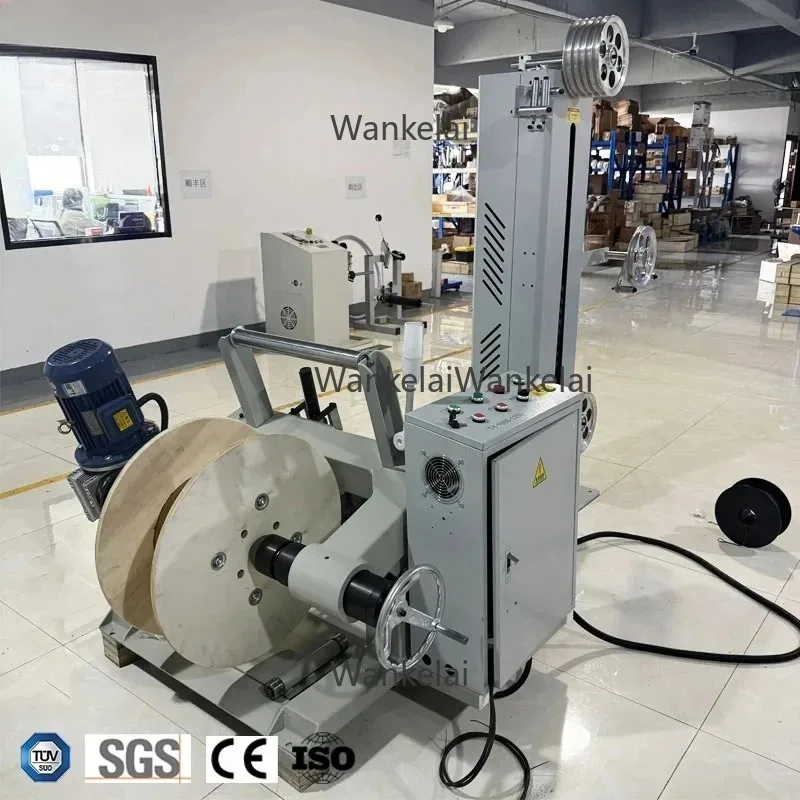 Cable Payout_Brake/Power Hold for Off-coil Filament Spool Winding Machines 80 Meters Per Minute Signal Cable Take up Machines