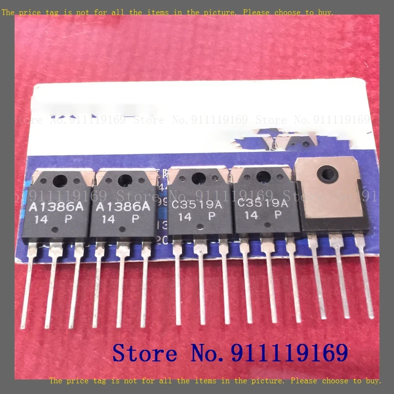 2 unids/lote = un par 2SA1386A 2SC3519A A1386A C3519A