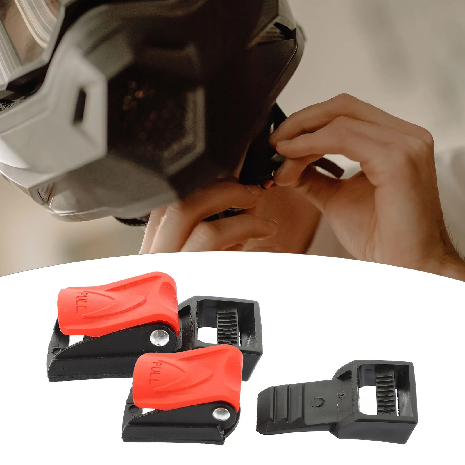 

10Pcs Quick Release Buckle Motorcycle Chip Strap Buckle Replacement Motorcycle Accessories Quick Release Adapter