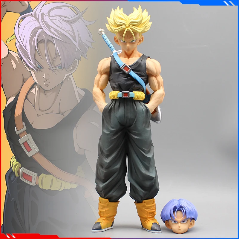 

Dragon Ball Z Anime Figure Trunks Action Figure Torankusu 26cm GK Children Toys Goku Room Deocration