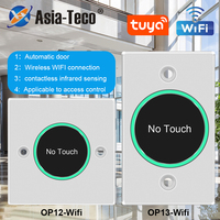 Tuya App Wifi Smart Switch Door Exit Push Release Button No Touch Infrared induction For Access Control Remote Control SmartLife