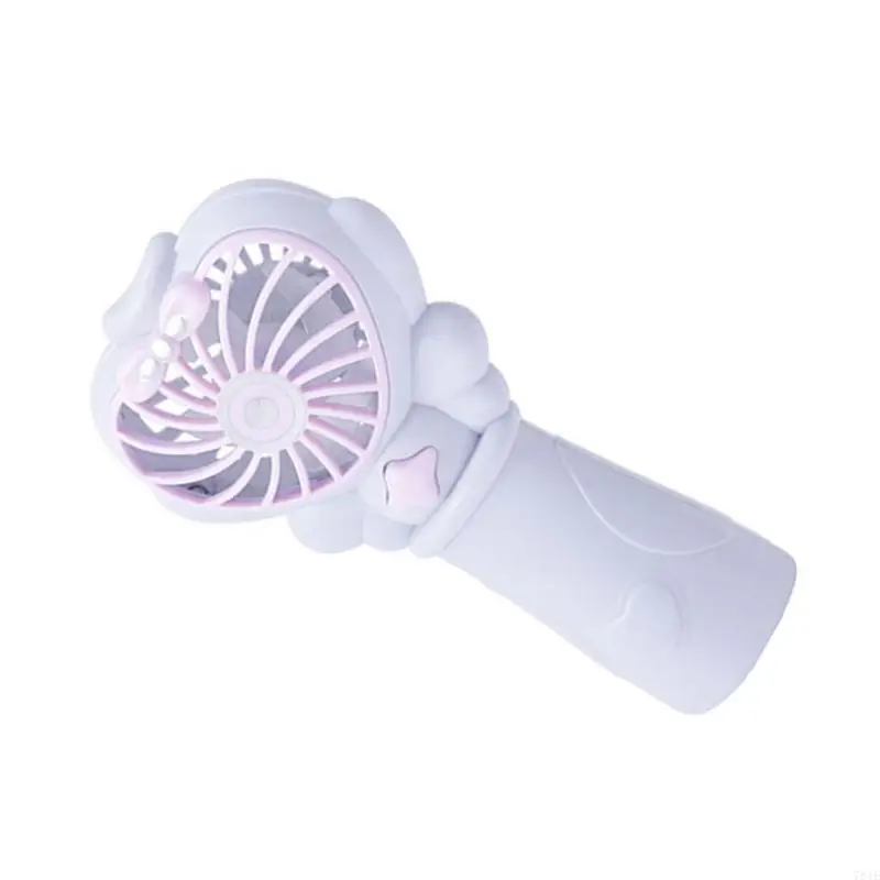 781E Noiseless Mini Handheld Fan Battery Operated Mini Cooling Fan for Kids Women