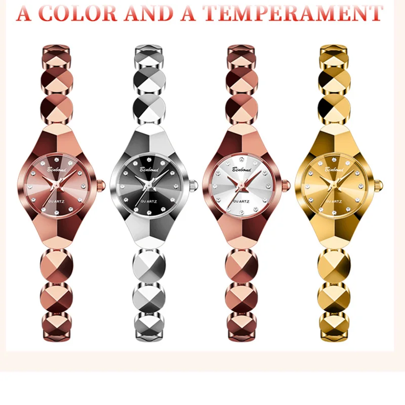 BINBOND New Fashion Quartz Women's Watches Luxury Stainless Steel Strap Waterproof Elegant Lady Bracelet Watch Relogio Feminino