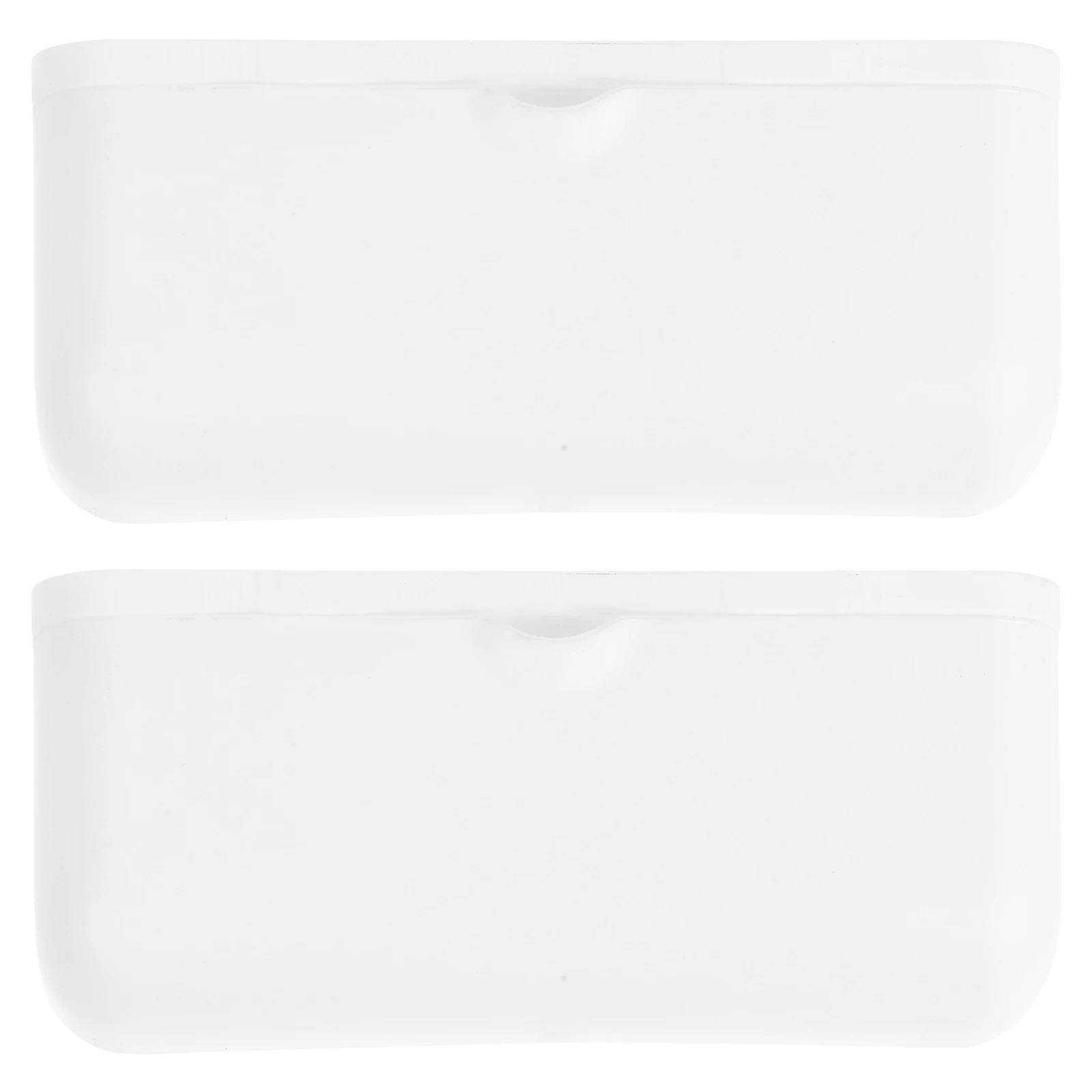 

2 Pcs Wall-mounted Storage Box Garbage Trash Case Organizer Plastic Grocery Holder Dispenser Mobile
