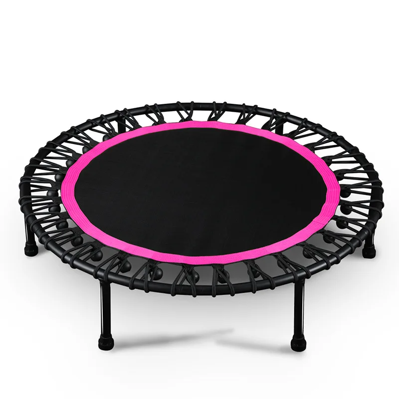 40 Inch Fitness Trampoline For Adults Kids 400bls Indoor Outdoor Silent Jumping Bed Elastic Trampolines Aerobic Exercise Workout