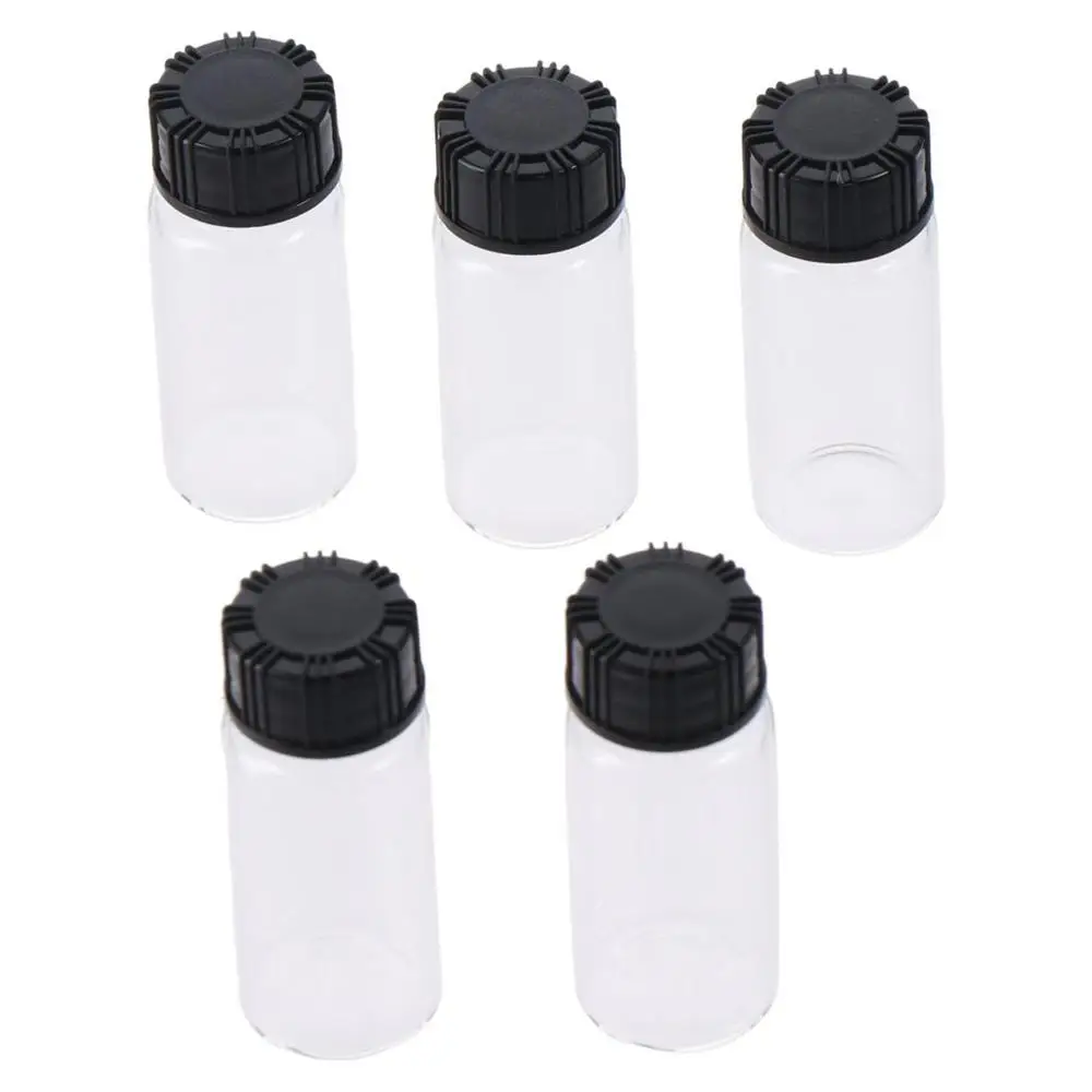 

1/10Pcs Portable 10ml (0.3 Oz) Clear Bottles Vial Liquid Sampling Sample Empty Jars Liquids, Powder, Seeds