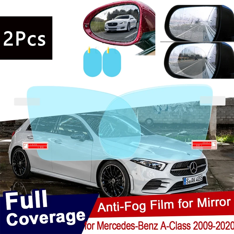 

For Mercedes Benz A-Class W169 W176 W177 A-Klasse A160 A180 A200 A45 Anti Fog Film Cover Rearview Mirror Rainproof Accessories