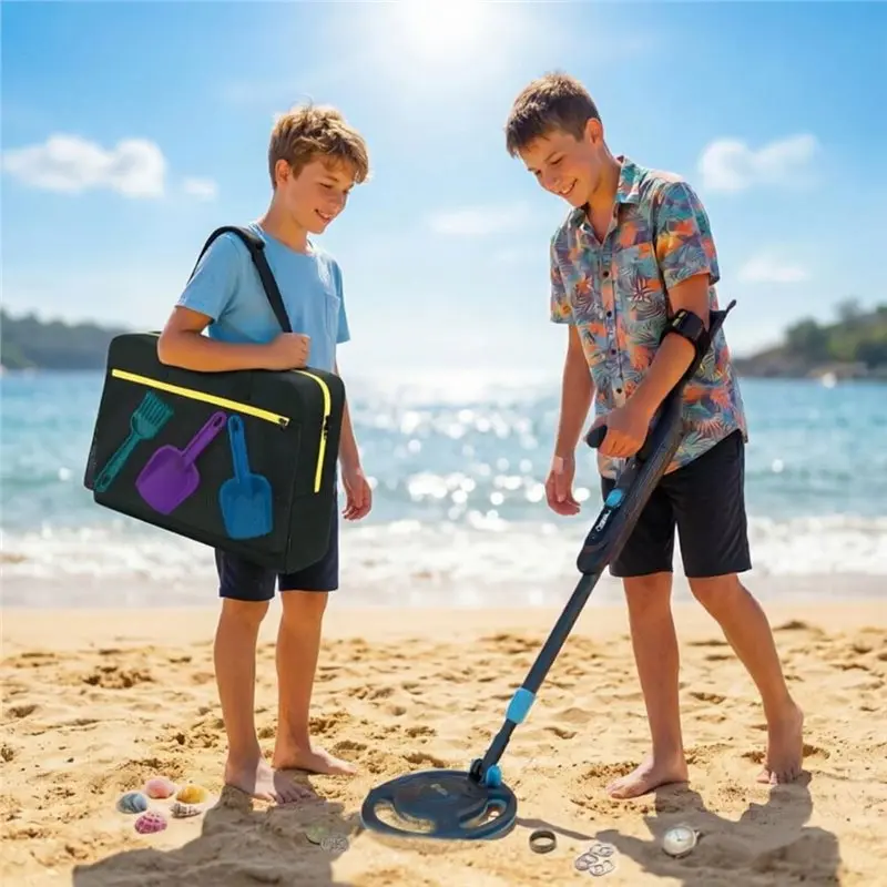 AAAN-Metal Detector Bag Gold Detector Bag With Mesh Pocket For Outdoor Treasure