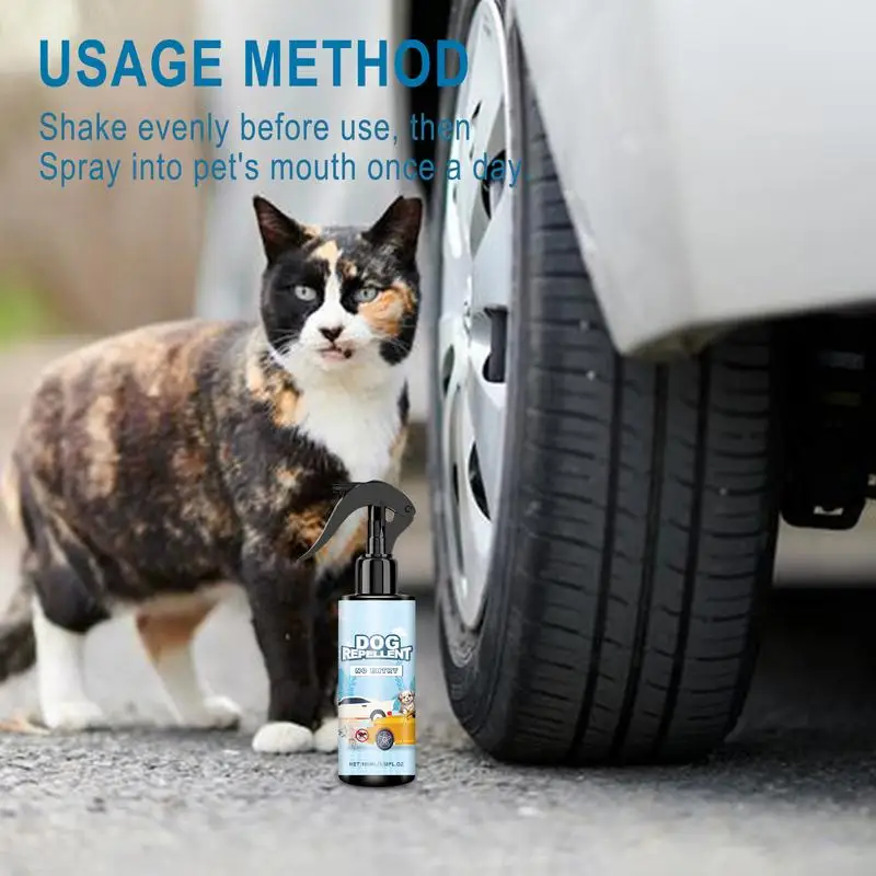 Dog Repellent Spray For Car Tire Car Wheel Stop Peeing No Pee Spray Dog Pee Deterring Spray 100ml Anti Dog Urine Tire Spray