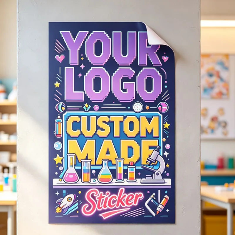 Any Size 100 cm Custom Stickers Suitable Auto Repair Shop Salon Hair Salon Library Warning Sign Commercial Advertising Promotion