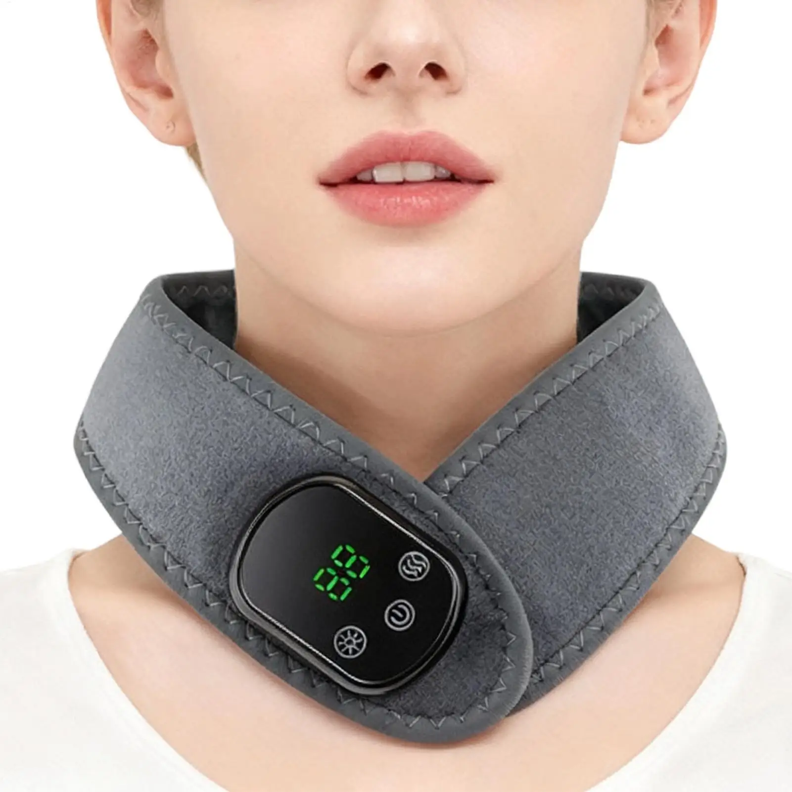 

Грелка для шеи 5, настройки нагрева, электрическая грелка с вибрационным массажем для мужчин, женщин, пожилых людей, рабочее место