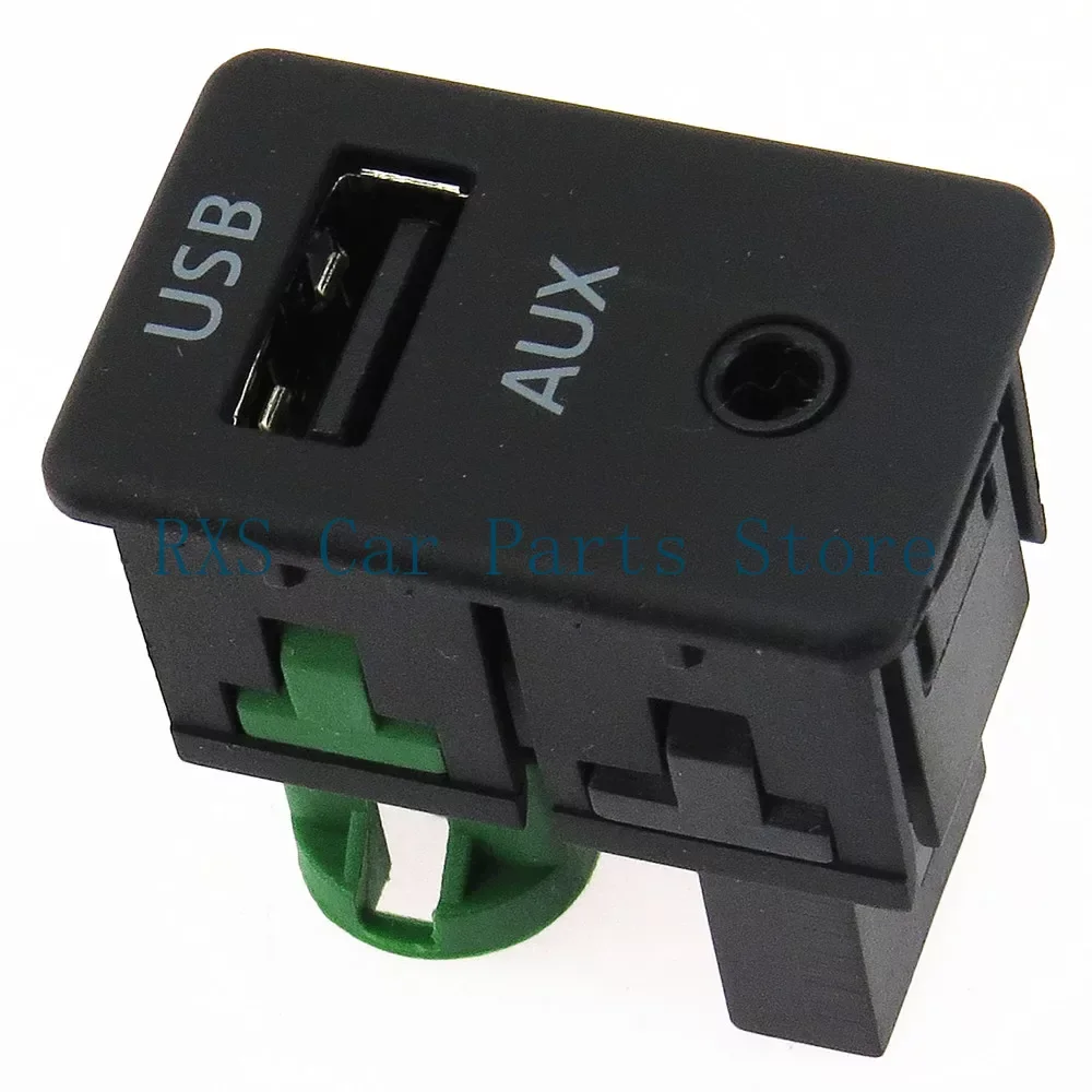 3CD035249A AUX+USB Switch Socket RCD510 RNS310 For VW Tiguan Passat B6 B7 Golf MK5 MK6 CC Polo EOS Jetta Scirocco 3CD 035 249A