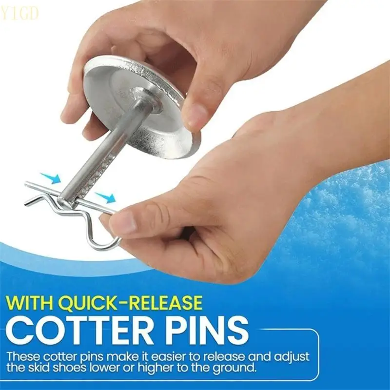 

y1gd Upgrades Snow Plow Skid Shoes Adjustable Hardened Steel Snow Plow Skid Shoes