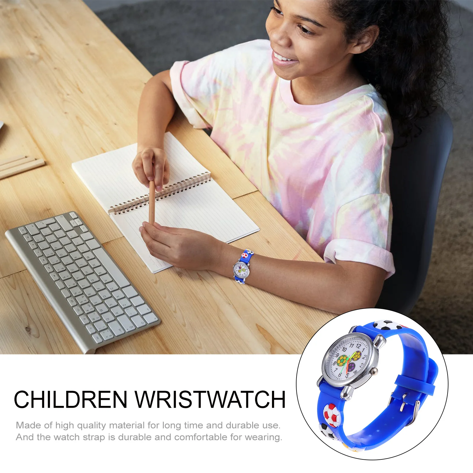 Рисунок 5 - часы с футбольным узором