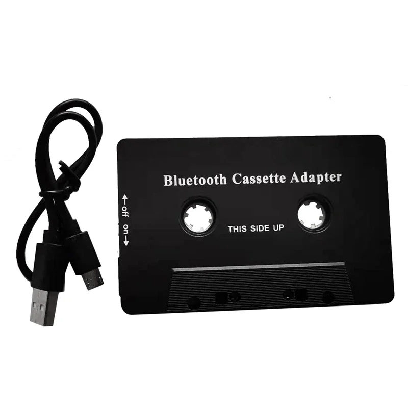 

Universal Cassette Bluetooth 5.0 Car Tene With Stereo Adapter With Mic For Phone MP3 TO Cable CD Player