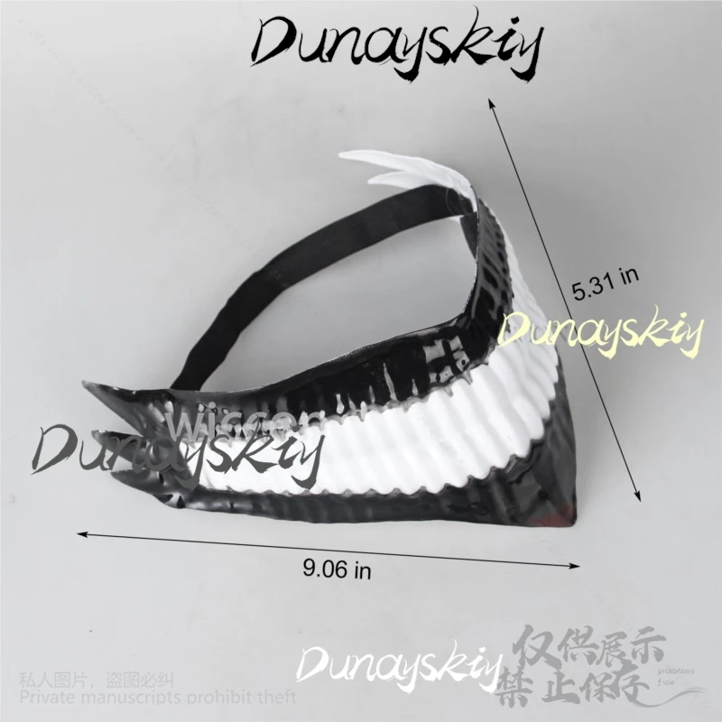 قناع بولي كلوريد الفينيل وثلاثية الأبعاد أسود أحمر الدعائم قناع Dandadan Okarun أنيمي تأثيري لعب الأدوار لهدايا حفلة عيد الميلاد عيد الميلاد مخصصة