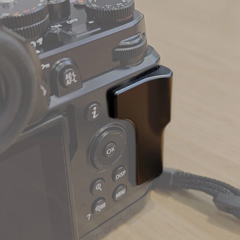 Maniglia per supporto per impugnatura per dito con impugnatura per pollice in metallo di alluminio per Nikon ZF