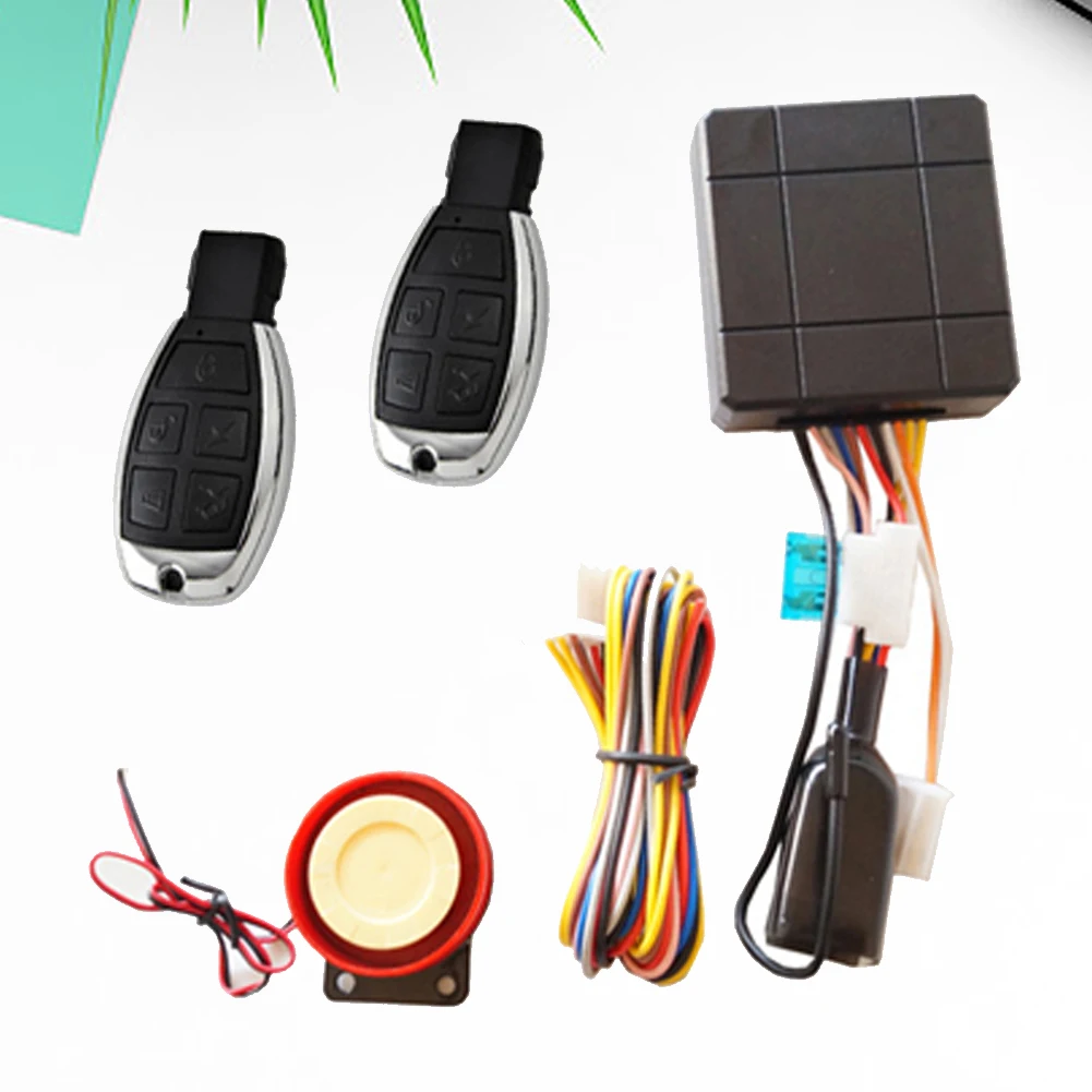 12V Universal Motorcycle Wireless Anti Theft Security Alarm System With 2 Remote Control 12V Universal Motorcycle Wireless Anti Theft Security Alarm System With 2 Remote Control