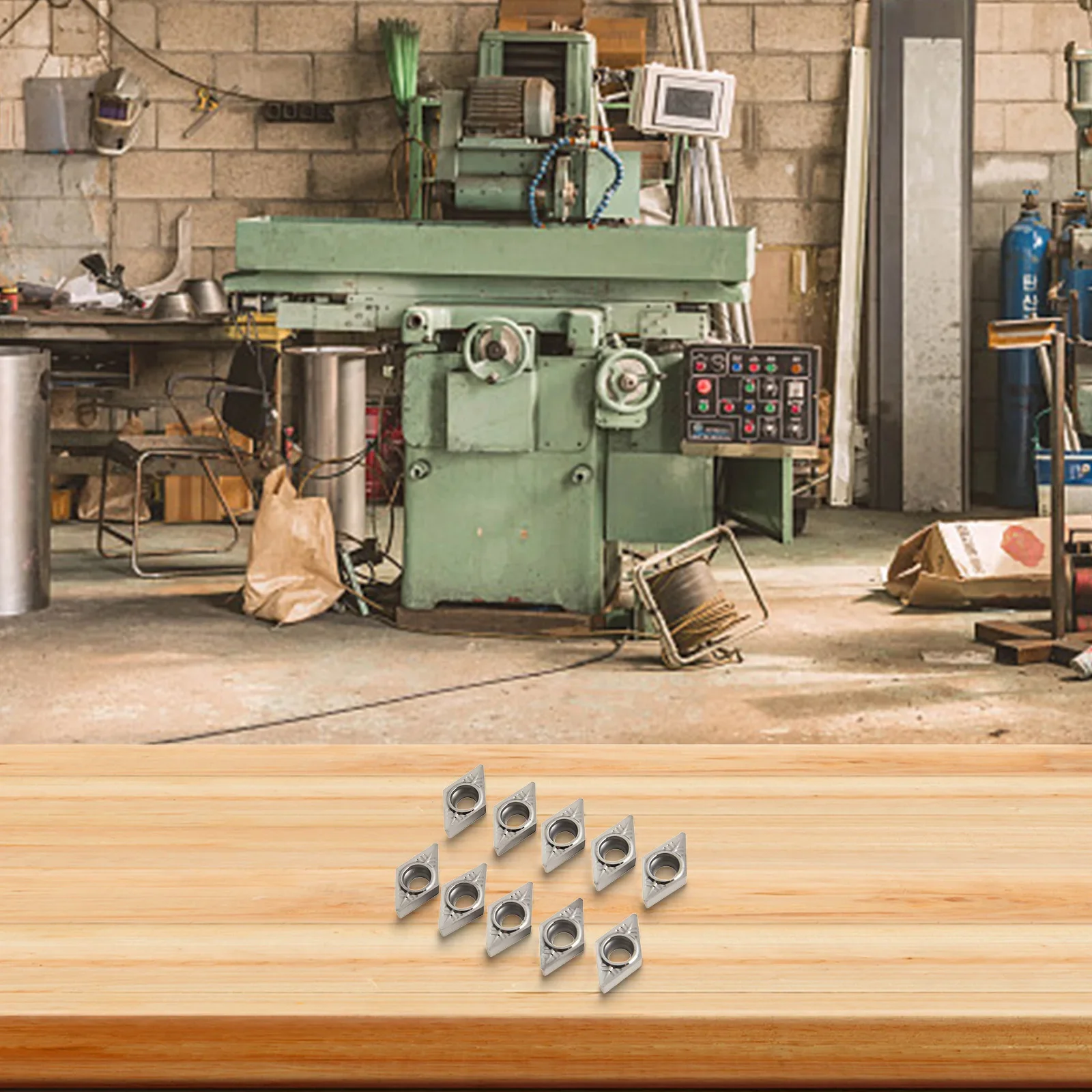 

DCGT11T308AK H01 Фрезы с усовершенствованным дизайном материалов для превосходной производительности для обработки алюминия Набор из 10 лезвий