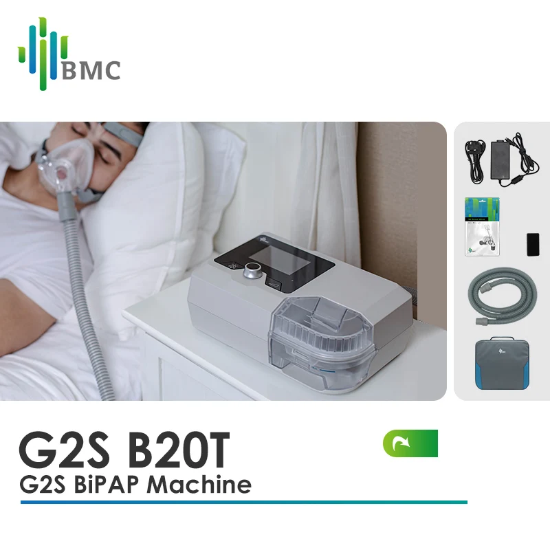 

BMC G2S BIPAP Machine Medical CPAP Bi-level Sleep Aid Supplies for Snoring Apnea COPD Anti Hard Breathe with Mask Humidifier