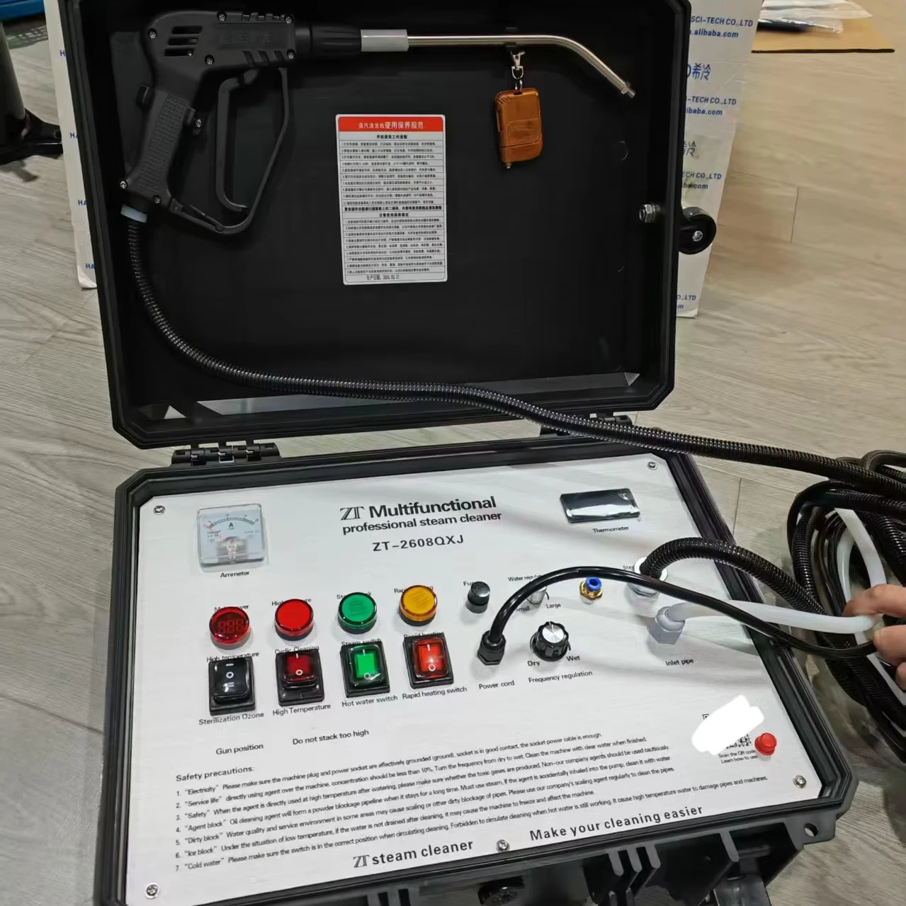 High-temperature Steam Cleaning Machine ZT-2608(s)QXJ AC Cleaning Machine Special Multi-functional  High-pressure Steam